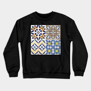 Vintage ceramic tiles Crewneck Sweatshirt